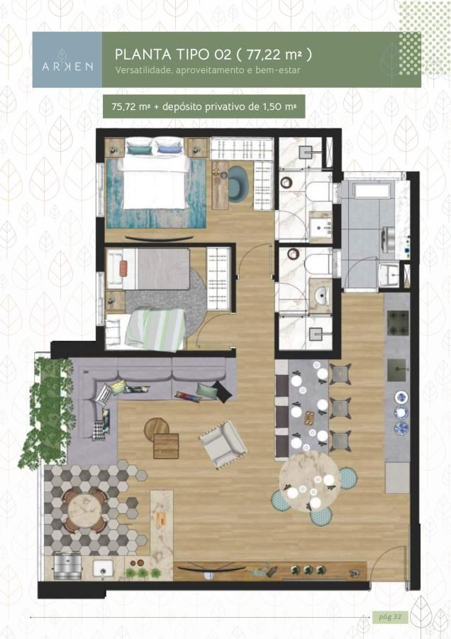 Arken, apartamento em Shopping Maia, Guarulhos