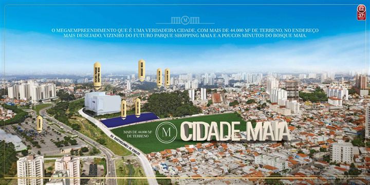 Cidade Maia - Botanica, apartamento em Shopping Maia, Guarulhos