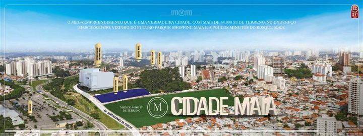 Cidade Maia - Praça, apartamento em Shopping Maia, Guarulhos